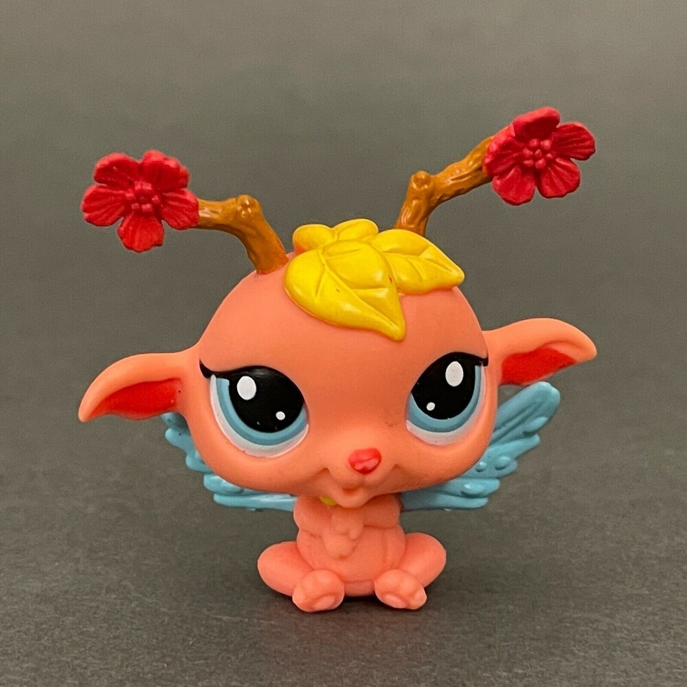 LPS Littlest Pet Shop Hasbro Figure Antlers Wings Flowers